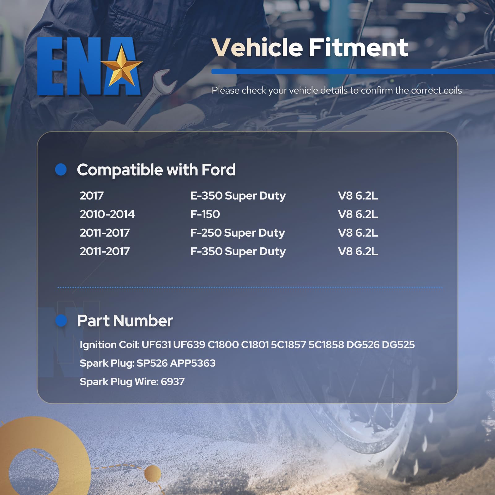 ENA full kit on workbench demonstrating ready‑to‑install convenience