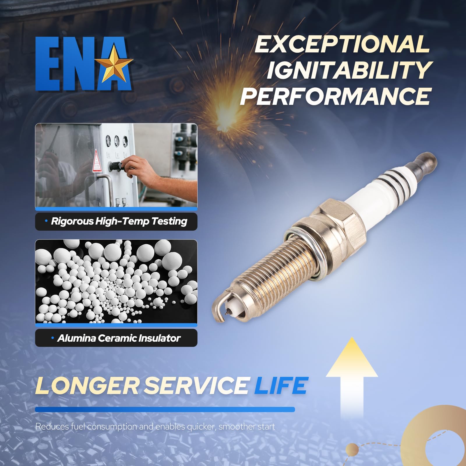 ENA label with XP5701 and cross-reference numbers for easy verification