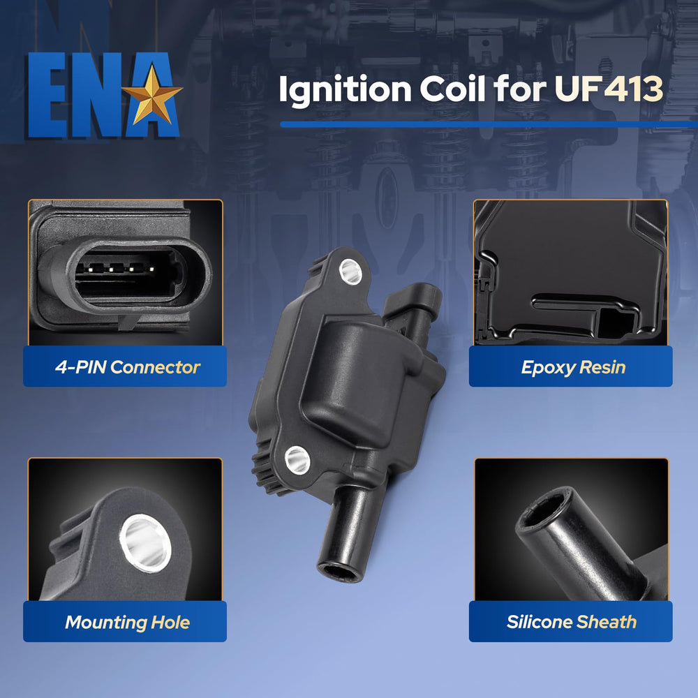 ENA spark plug thread and 0.039 gap detail for precise ignition benefit