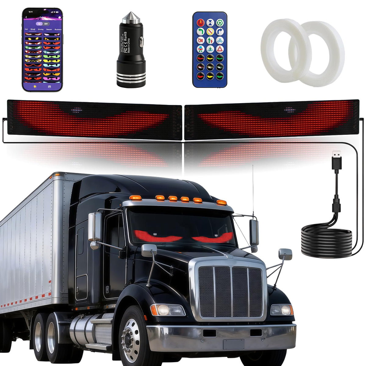 ENGRTALENT front packaging showing windshield eyes, highlights product clarity