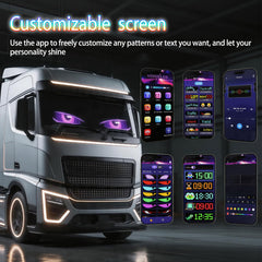 ENGRTALENT in-car night display on windshield, provides eye-catching visibility