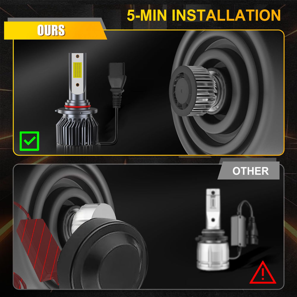 ENJOYAKOM plug-and-play connector during installation showing quick direct-fit benefit