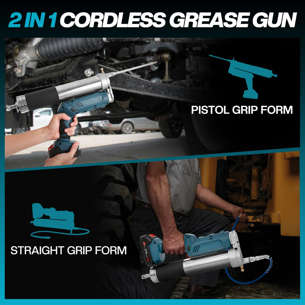 Enkreefi loading a standard 14 oz cartridge and T-handle priming for bulk grease filling