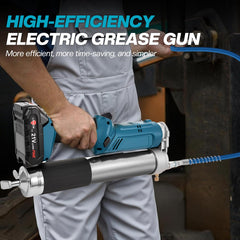 Enkreefi close-up of 2-in-1 rotary handle demonstrating versatile pistol and straight grips