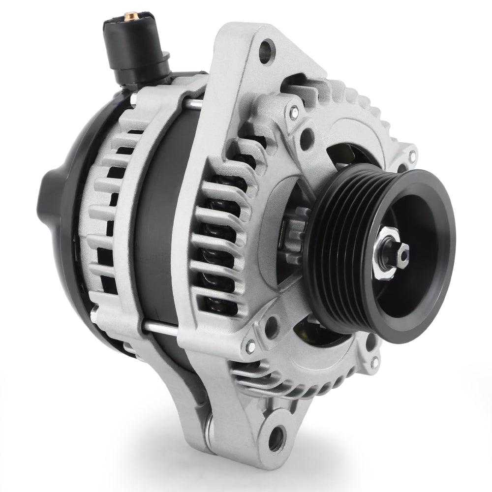EnTurbo alternator front view showing mounting points and fit benefit