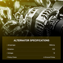 EnTurbo alternator side showing bracket details for easy bolt alignment