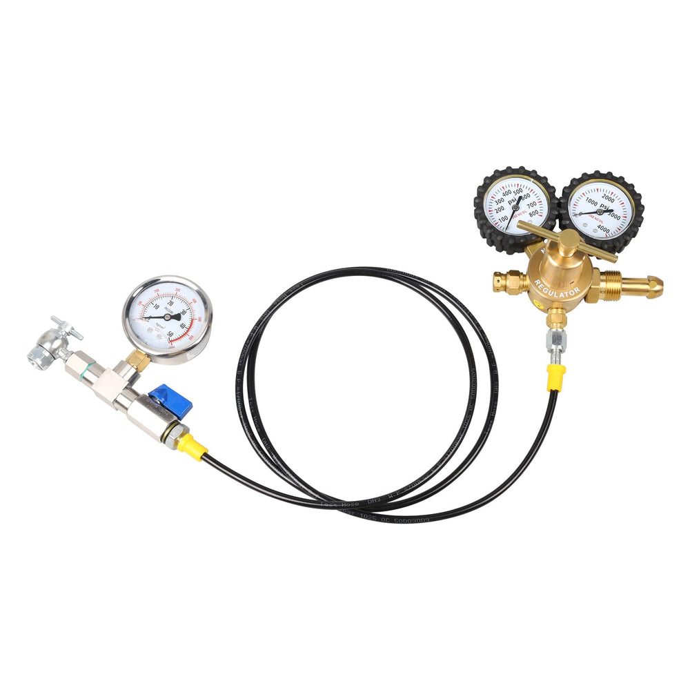 ENYSAON liquid-filled 0–700 PSI gauge close-up for accurate readings