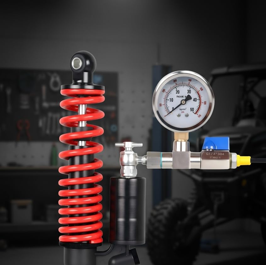 ENYSAON no-loss Schrader chuck attached to valve preserving pressure