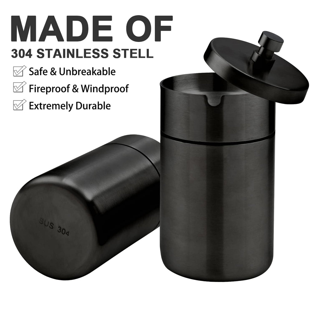 EOCICI open lid with extinguished butts showing secure containment benefit