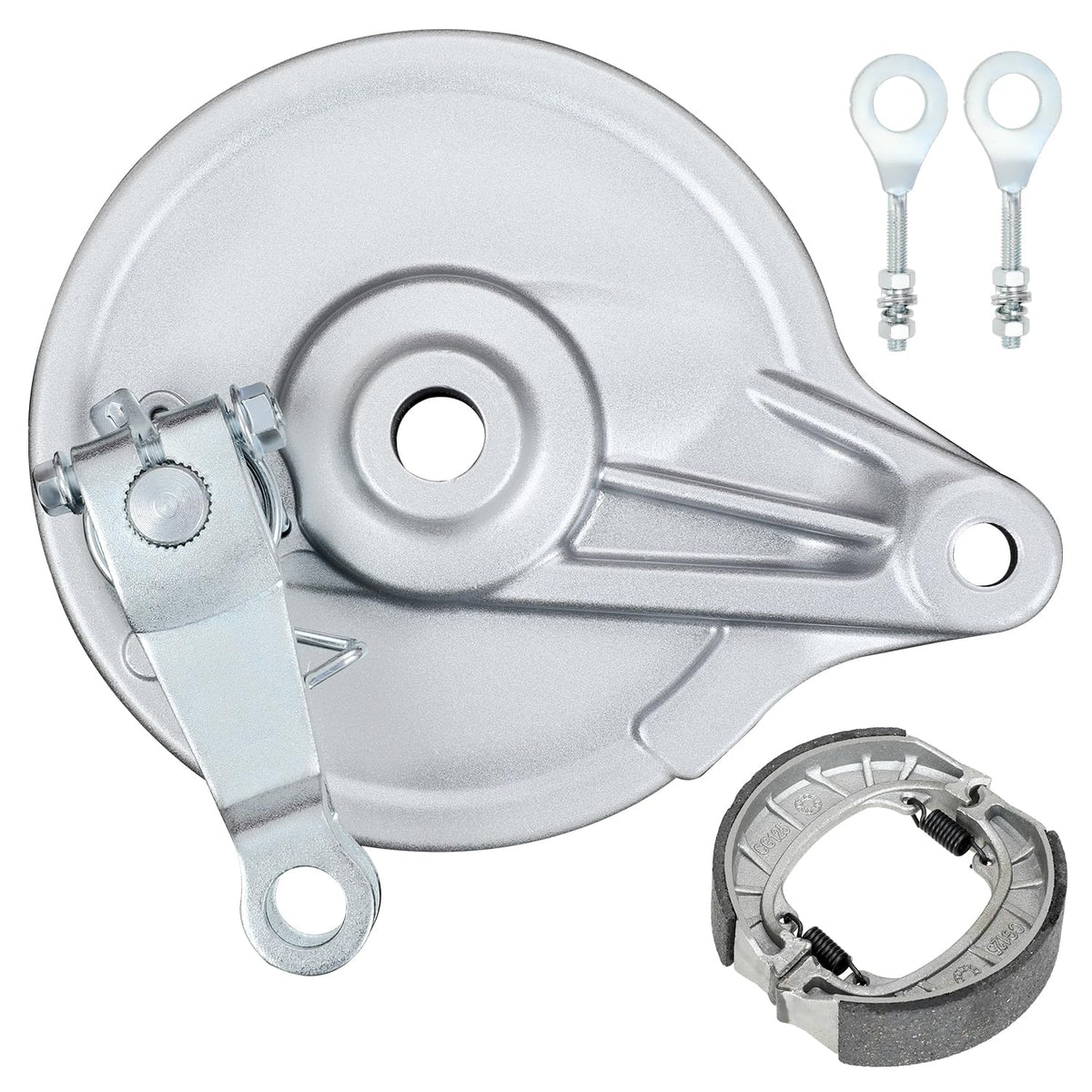 EOPOAYI rear brake drum front view showing fit and improved stopping
