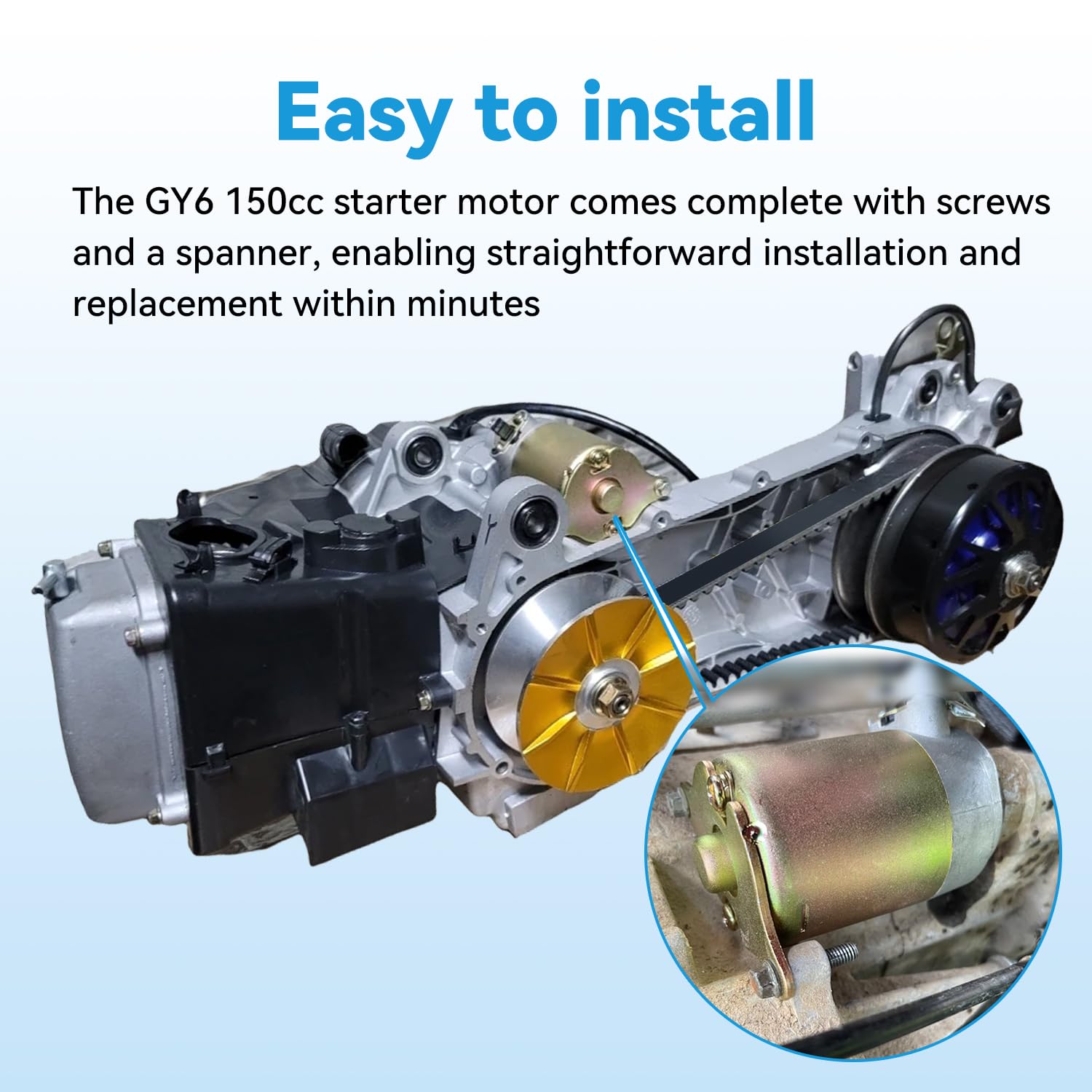 EOPOAYI starter solenoid relay mounted ready to improve starting reliability