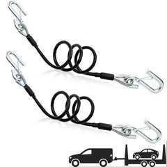 Eorbow front packaging showing two 44-1/2 inch safety cables and specs for easy identification