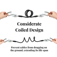 Eorbow vinyl-coated cable texture highlighting corrosion resistance and long-term durability