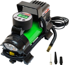 EPAuto portable inflator front view showing compact design and portability benefit