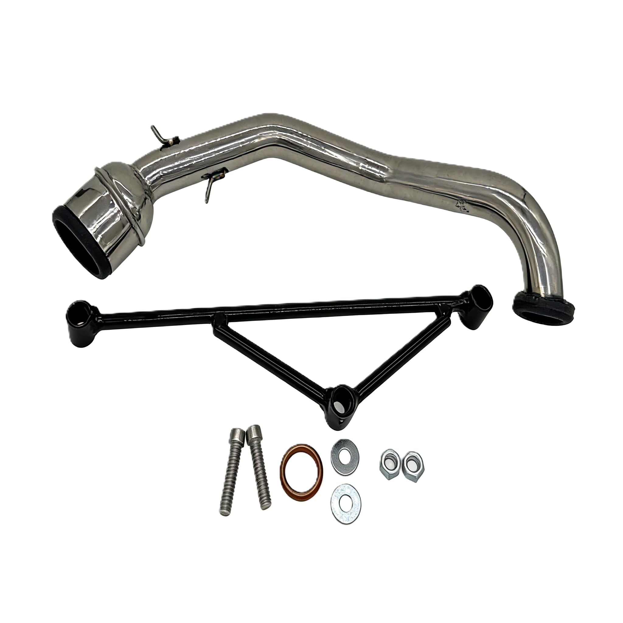 EPJHKBE installed on GY6 scooter scale shows fit and improved exhaust tone