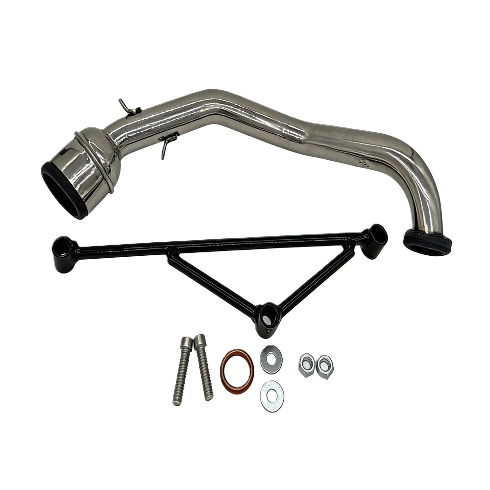 EPJHKBE installed on GY6 scooter scale shows fit and improved exhaust tone
