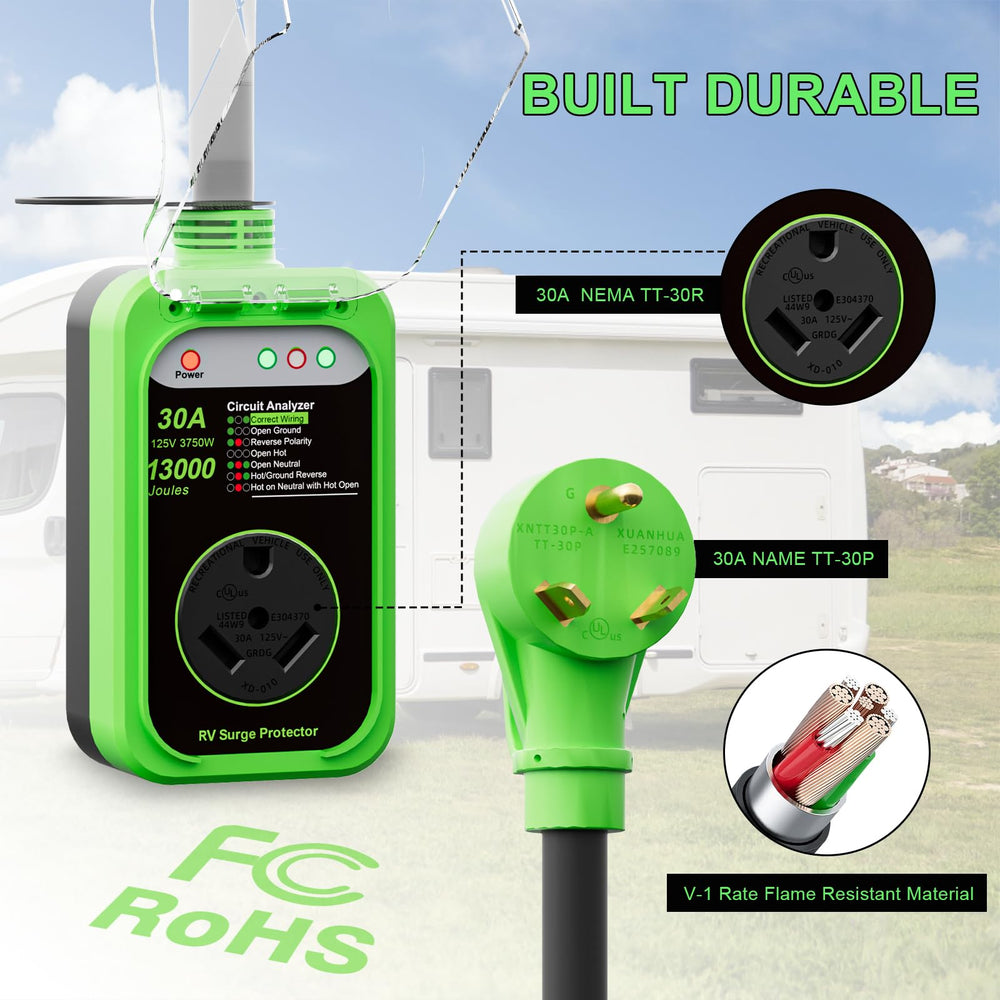 EPLCSE ergonomic handle grip for easy connection and removal at campsites