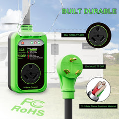 EPLCSE ergonomic handle grip for easy connection and removal at campsites