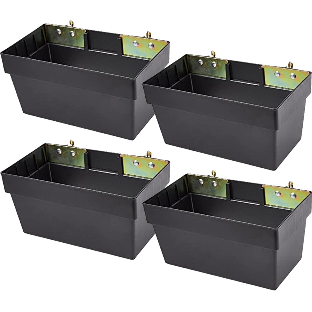 ERFEI front view pack of four bins showing organized storage benefit
