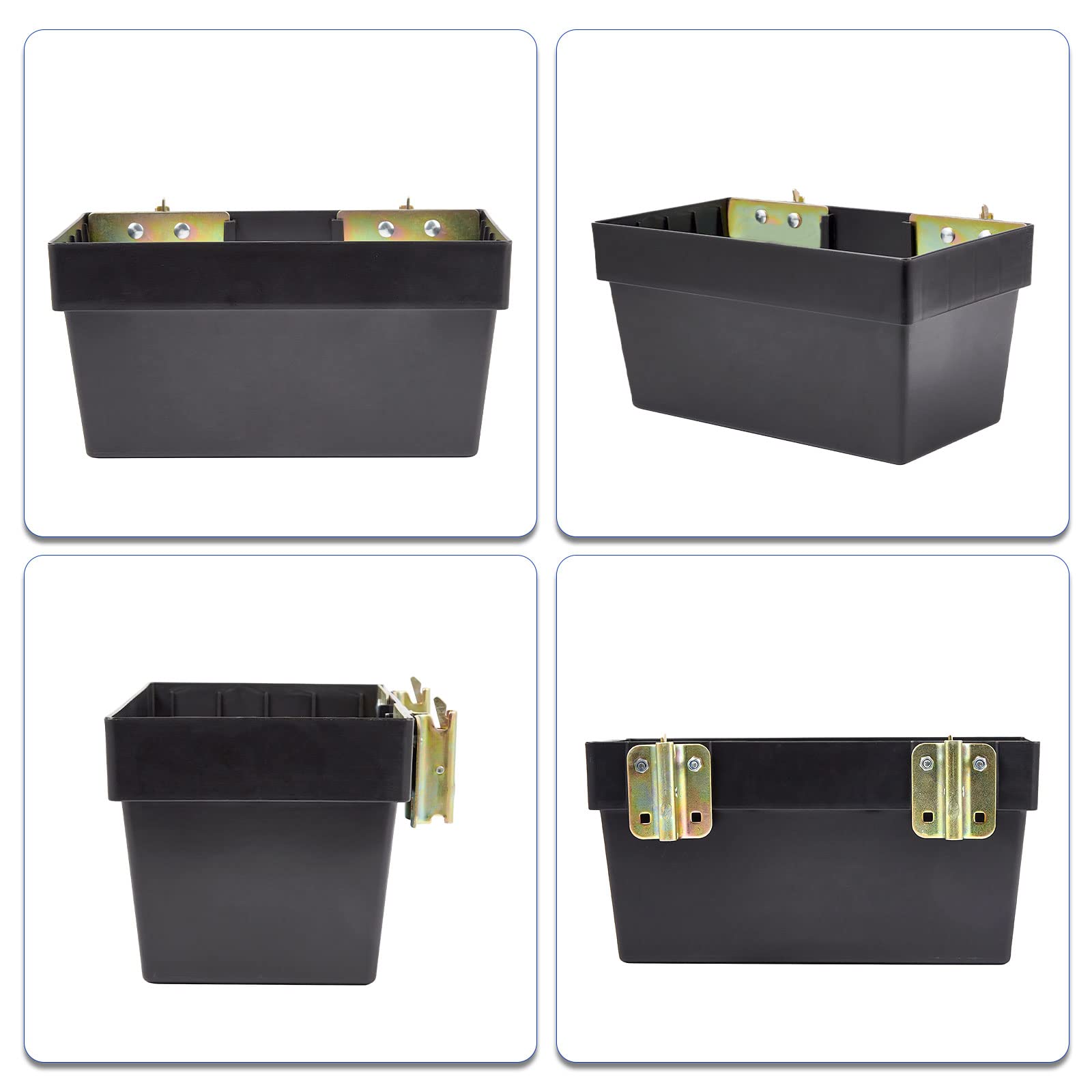 ERFEI metal spring hooks detail demonstrating secure E-Track attachment