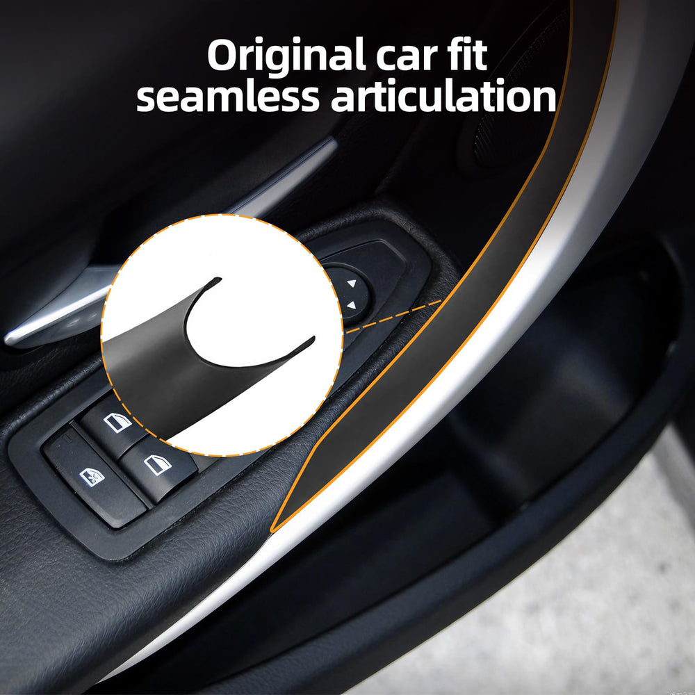 Erivis installed covers inside BMW showing clean interior renewal