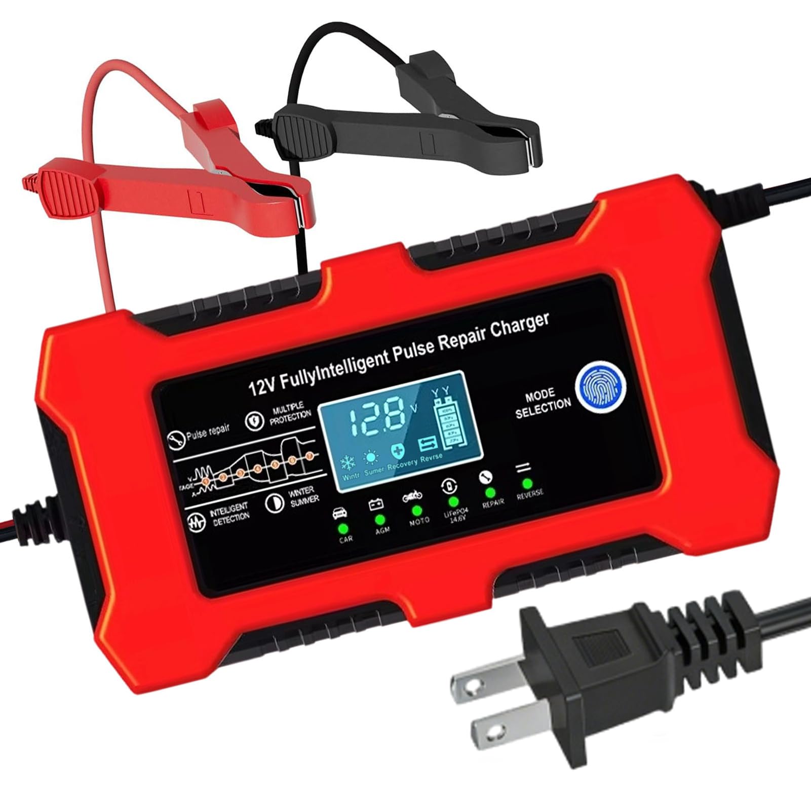 ERKUOMR front view showing ports and compact housing for easy storage