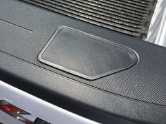 ES ENGINEERED BY SCHILDMEIER driver side cover installed on bed rail blocking debris benefit