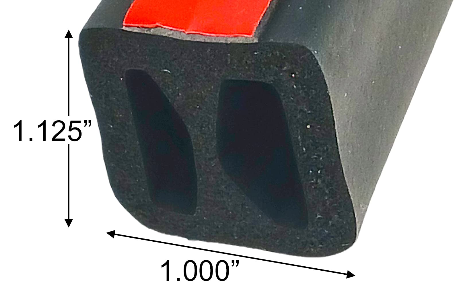 ESI close-up of EPDM profile showing flexible material and durability benefit