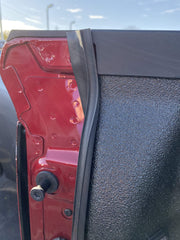 ESI installed on GMC Sierra tailgate demonstrating gap sealing benefit