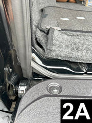 ESI tailgate seal 3M adhesive backing detail for long-lasting bond