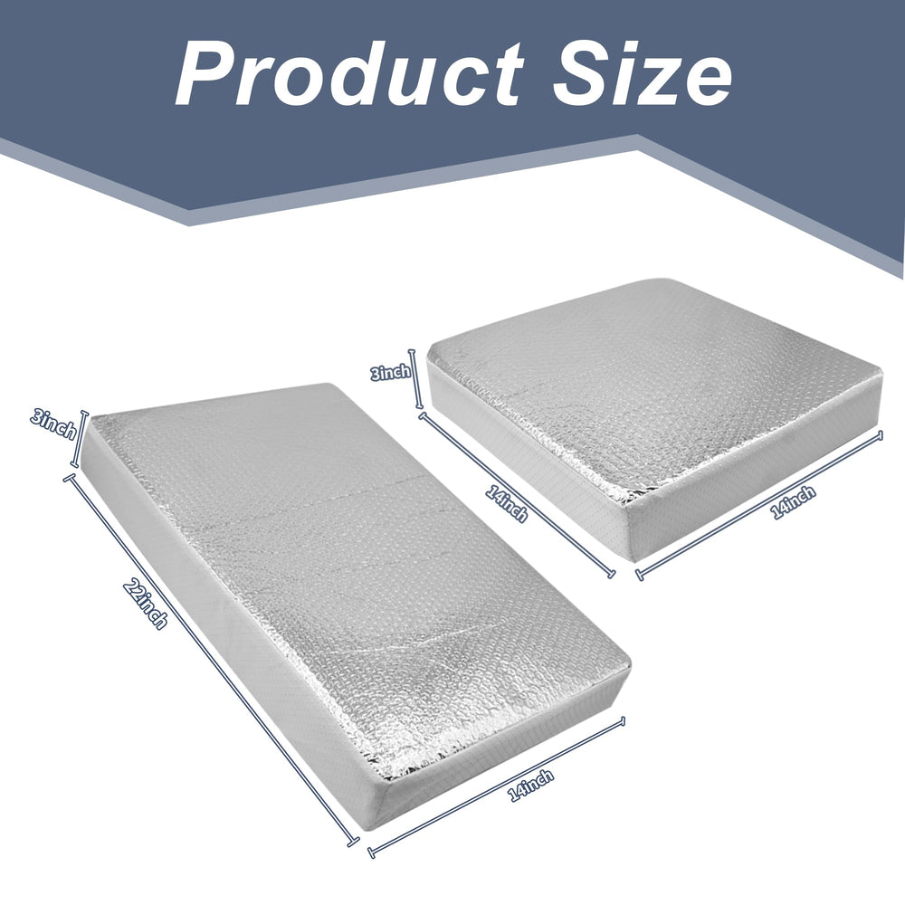 ESMING memory foam core cross-section highlighting insulation and noise reduction