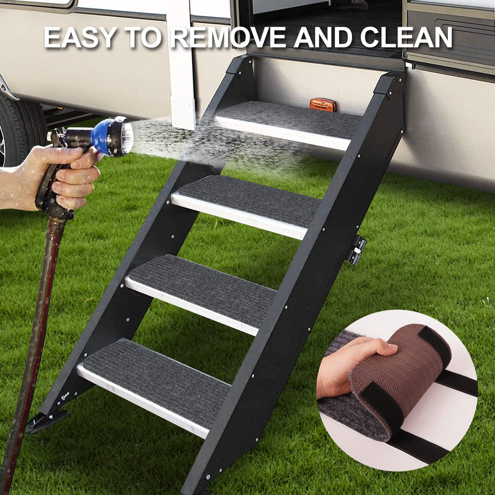 ESUDNT step cover beside ruler showing 24 by 7.5 inch size for accurate fit