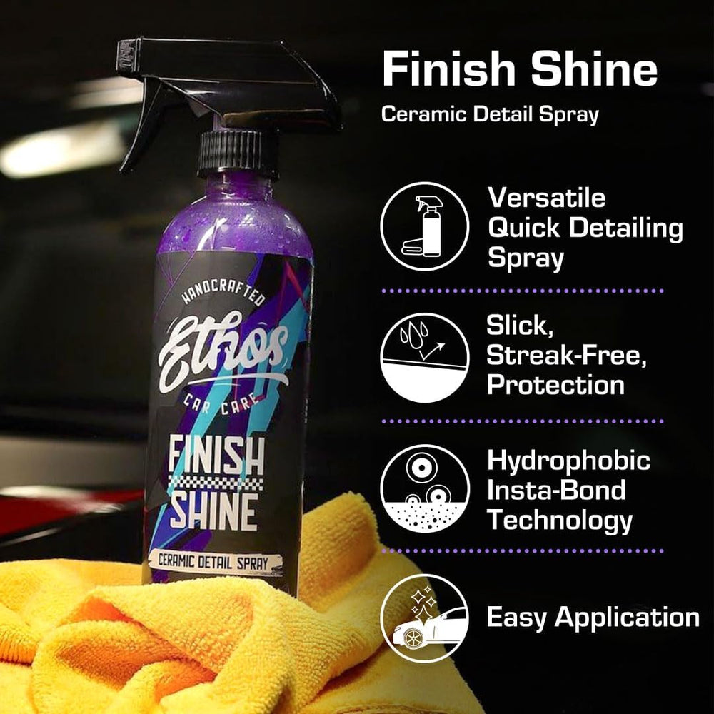 Ethos Handcrafted Car Care nozzle close-up for precise, easy application