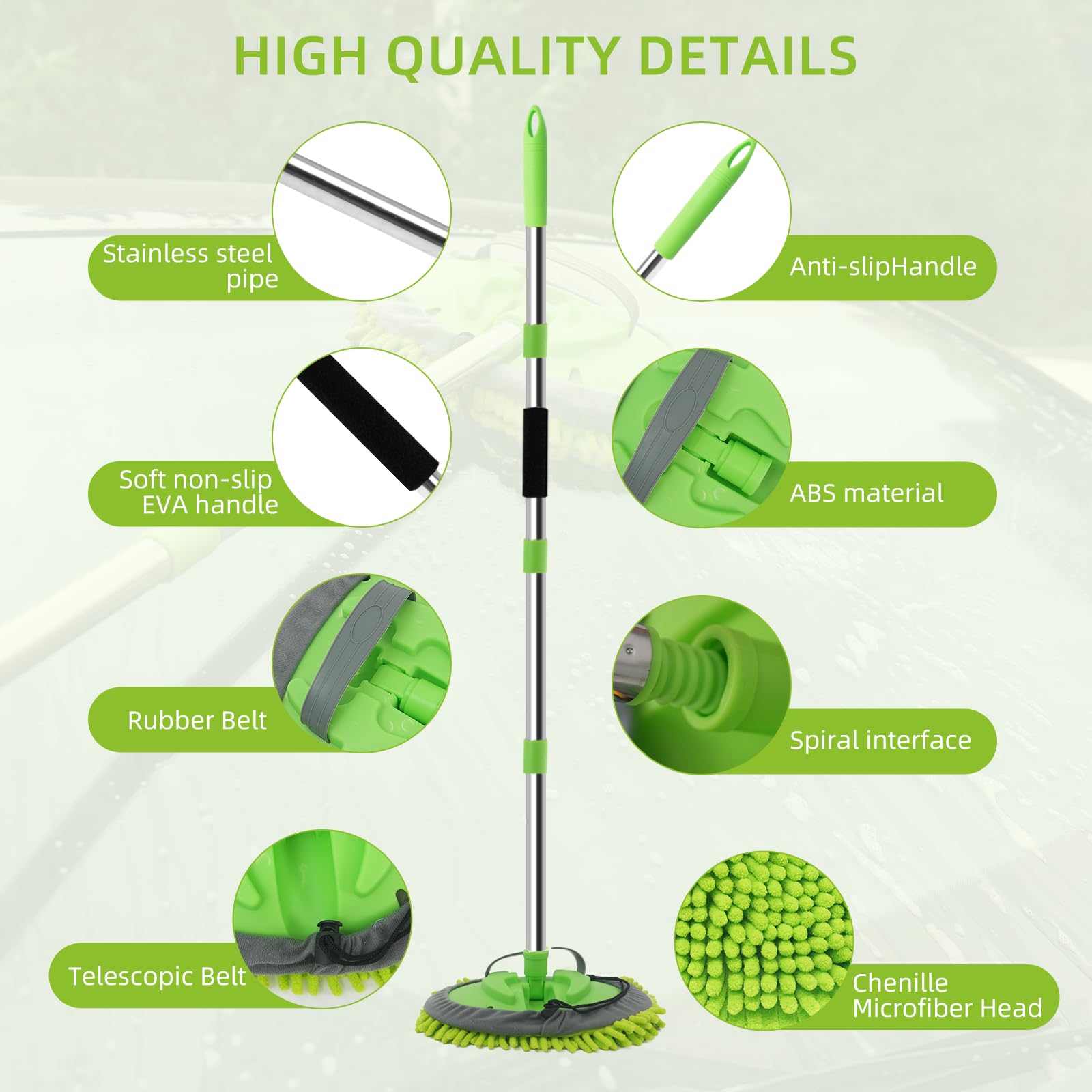 ETOUPA kit alongside a car tire to show size and reach benefits