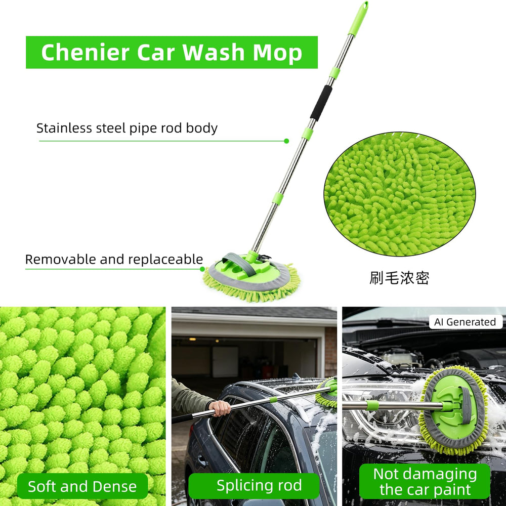 ETOUPA squeegee on windshield delivering streak-free drying
