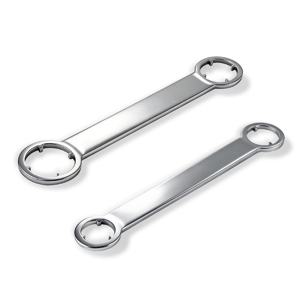 ETZ front view of two-piece wrench set showing sizes and compact layout for easy selection