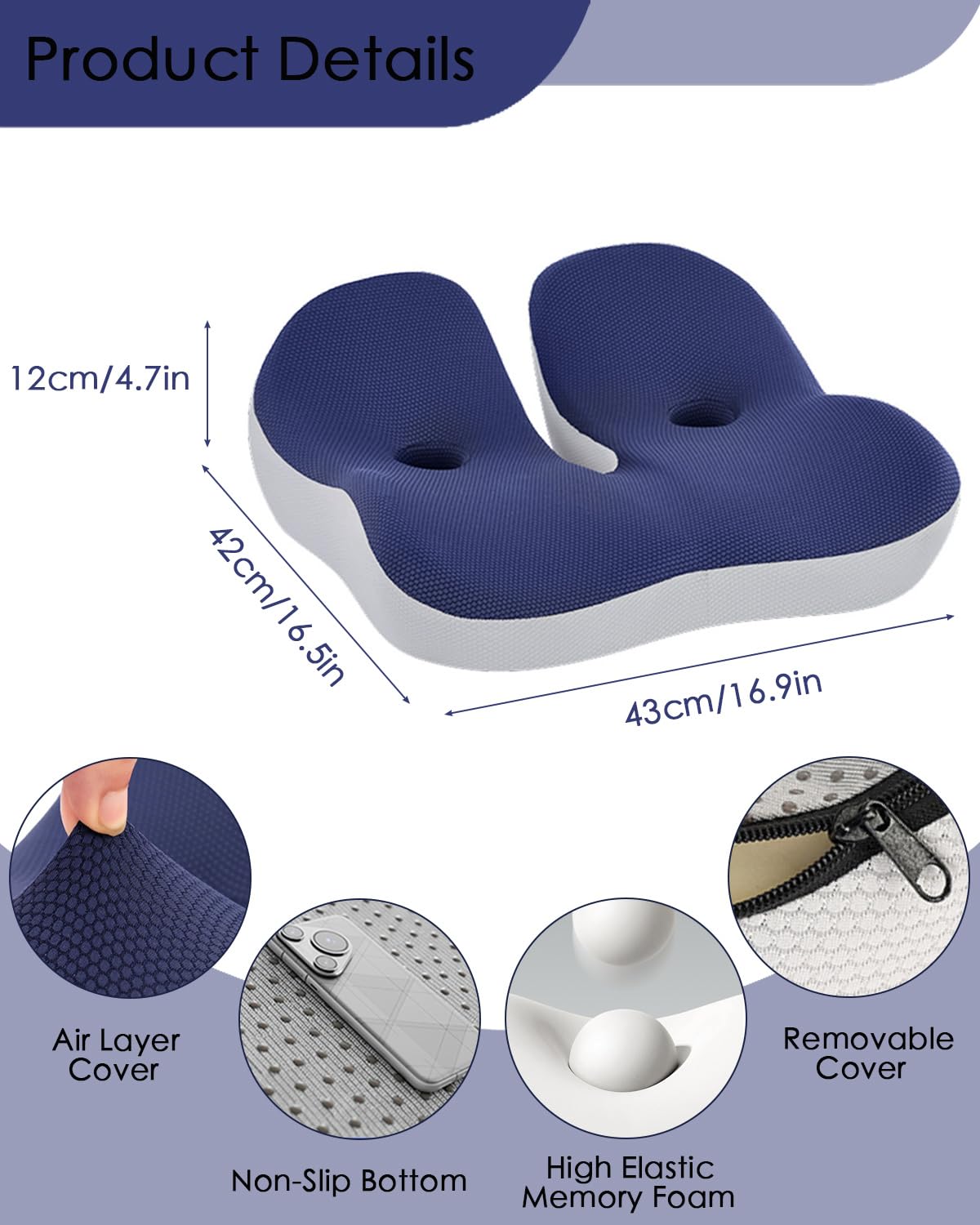 Euamzger installed on car driver seat offering raised visibility and comfort