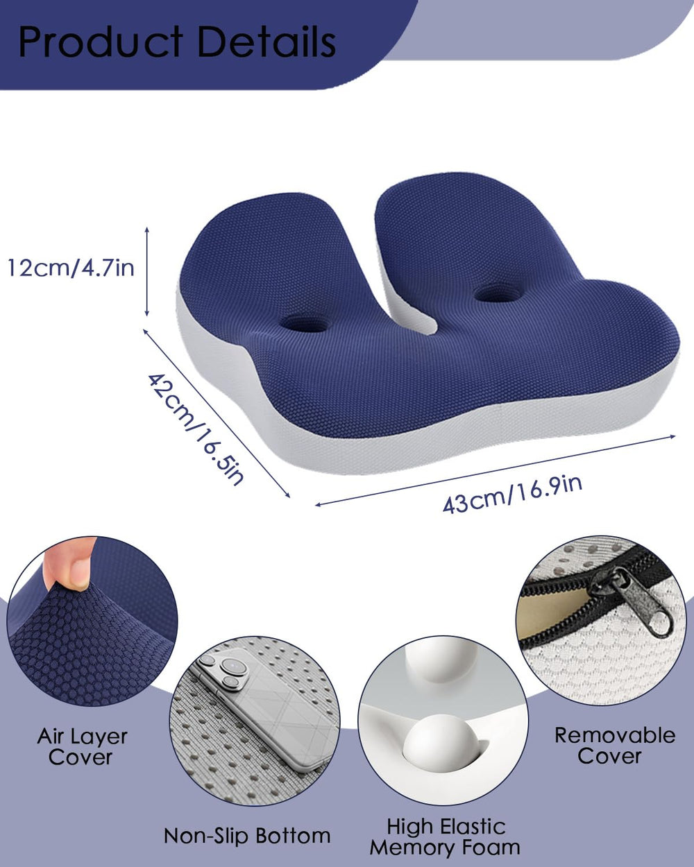 Euamzger installed on car driver seat offering raised visibility and comfort