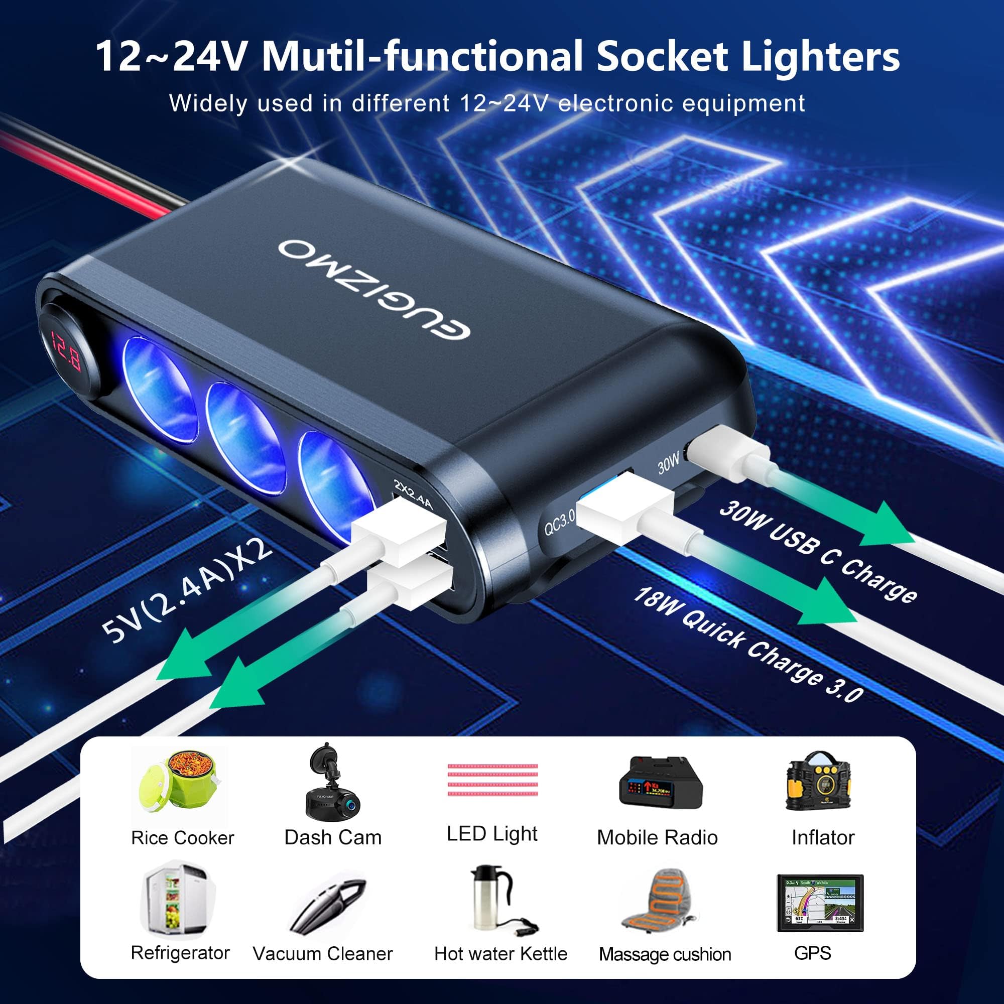 EUGIZMO powering fridge and devices in an RV for reliable travel power