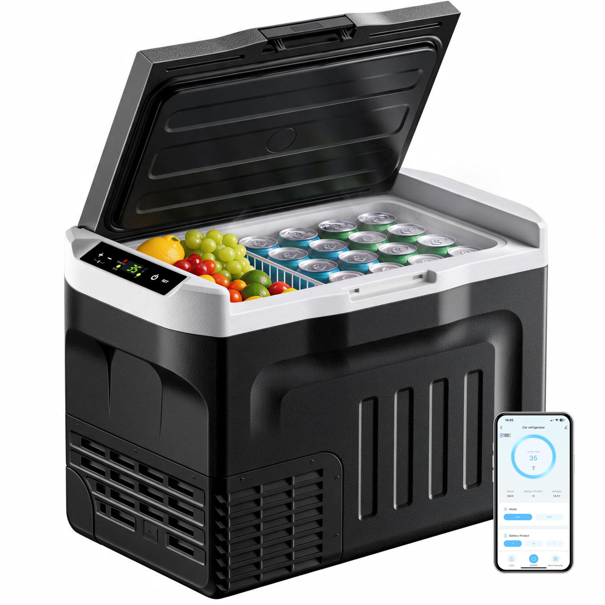 EUHOMY front view shows sturdy design and easy access benefit