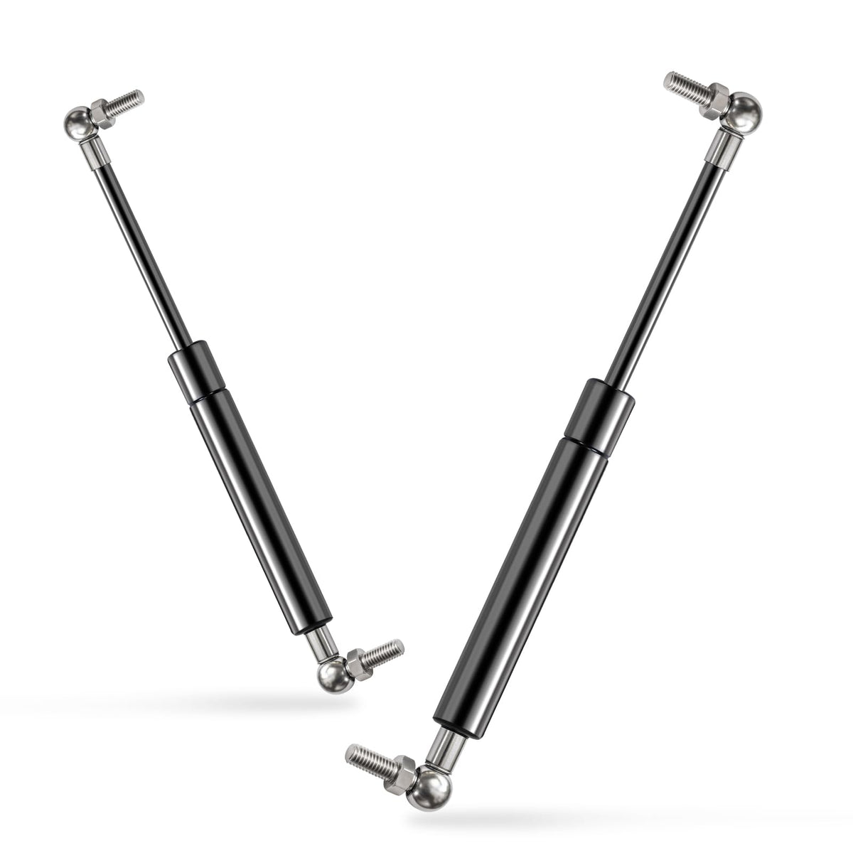 Euplokeer front windshield strut front view showing fit and finish, restores lift control