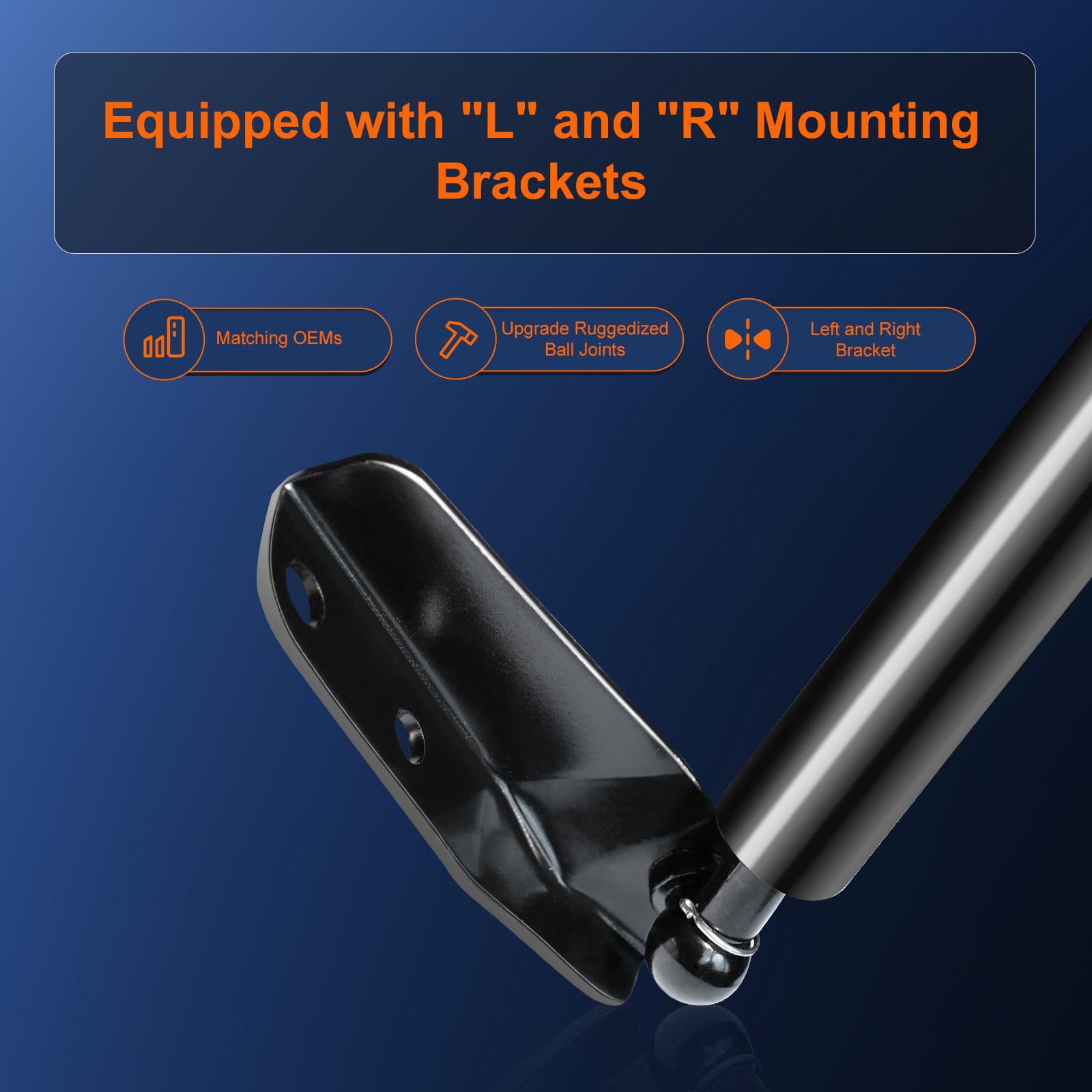 Euplokeer mounting end showing clip and ball-stud, ensuring easy, secure attachment