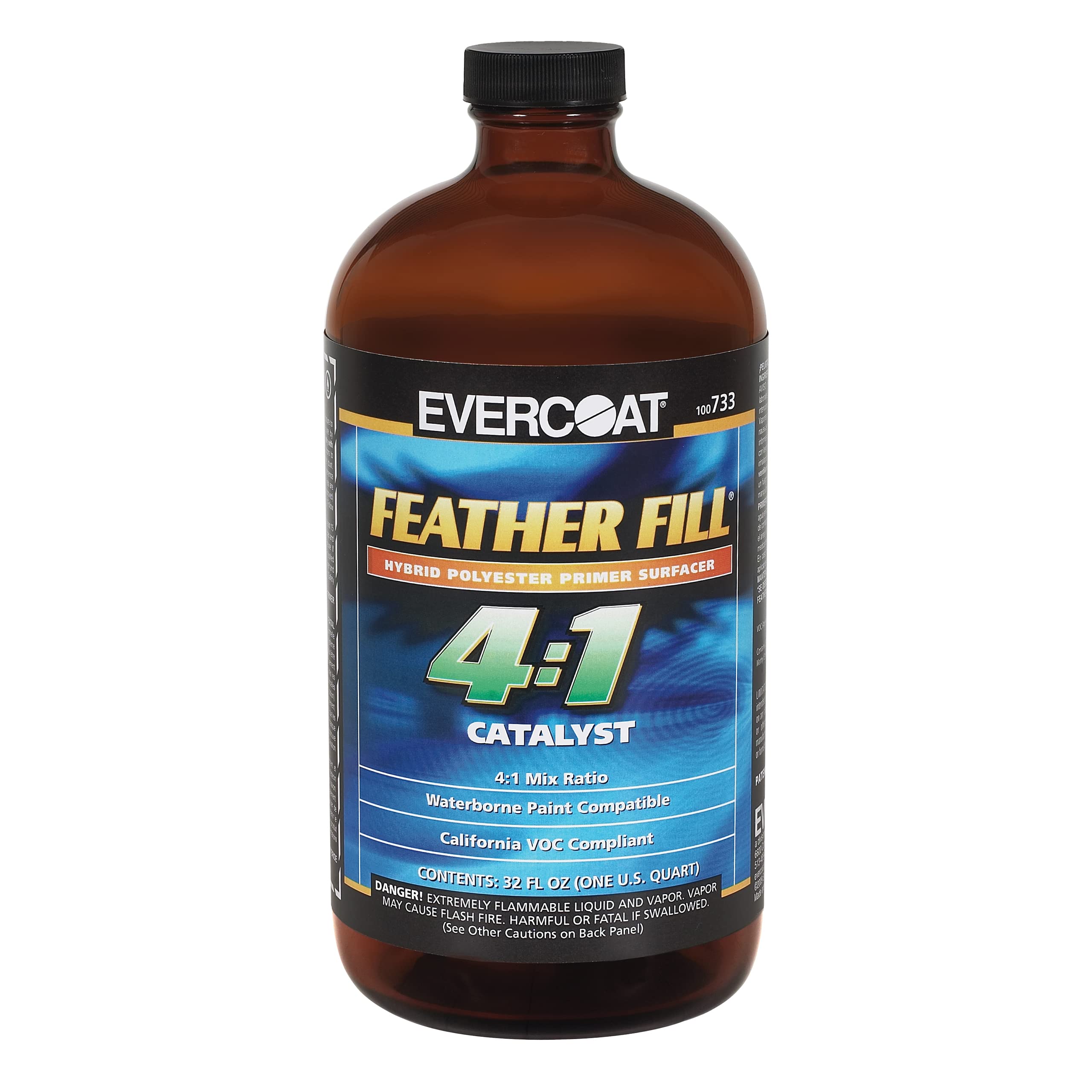 Evercoat 4:1 Catalyst front label showing product and benefits