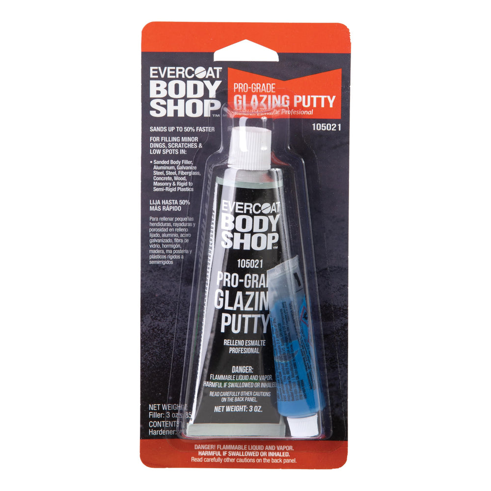 Evercoat Body Shop front label showing product name and size for quick ID