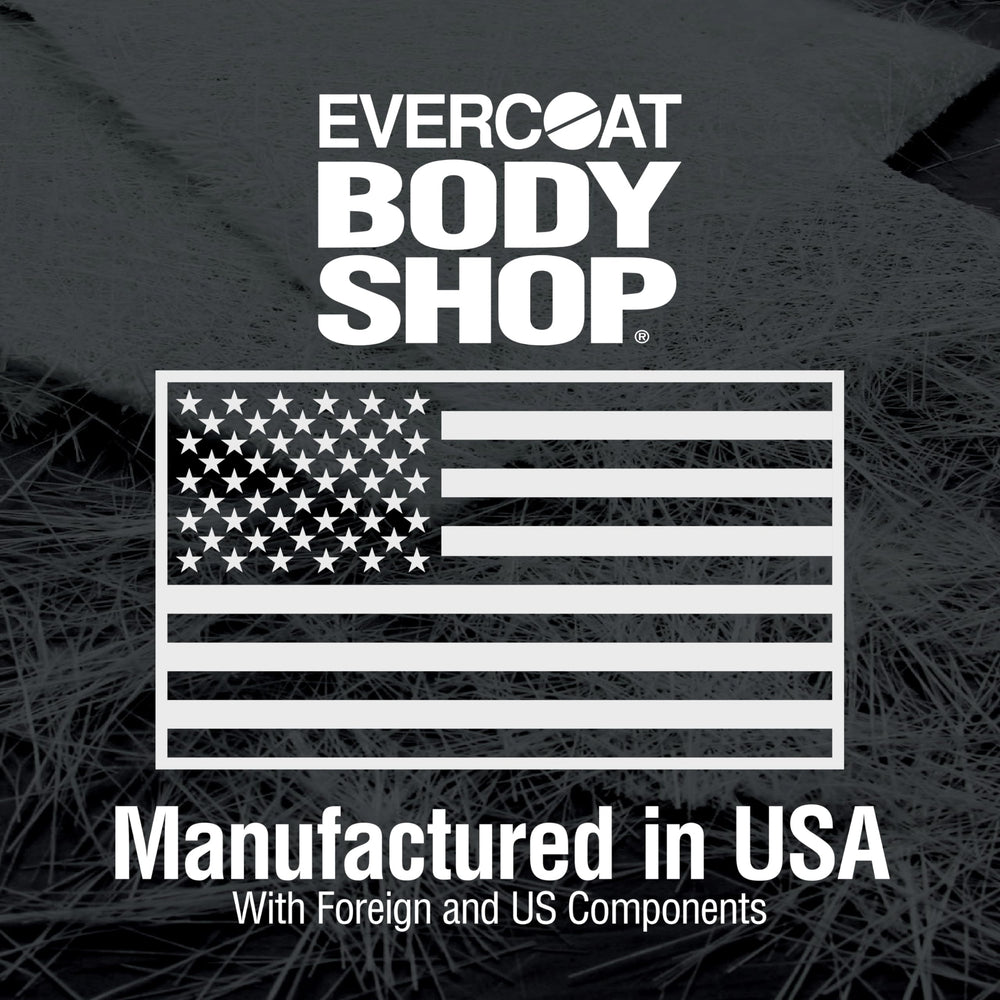 Evercoat Body Shop putty size comparison in hand for scale and portability