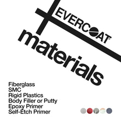 Evercoat spraying onto fiberglass panel demonstrating strong adhesion benefit