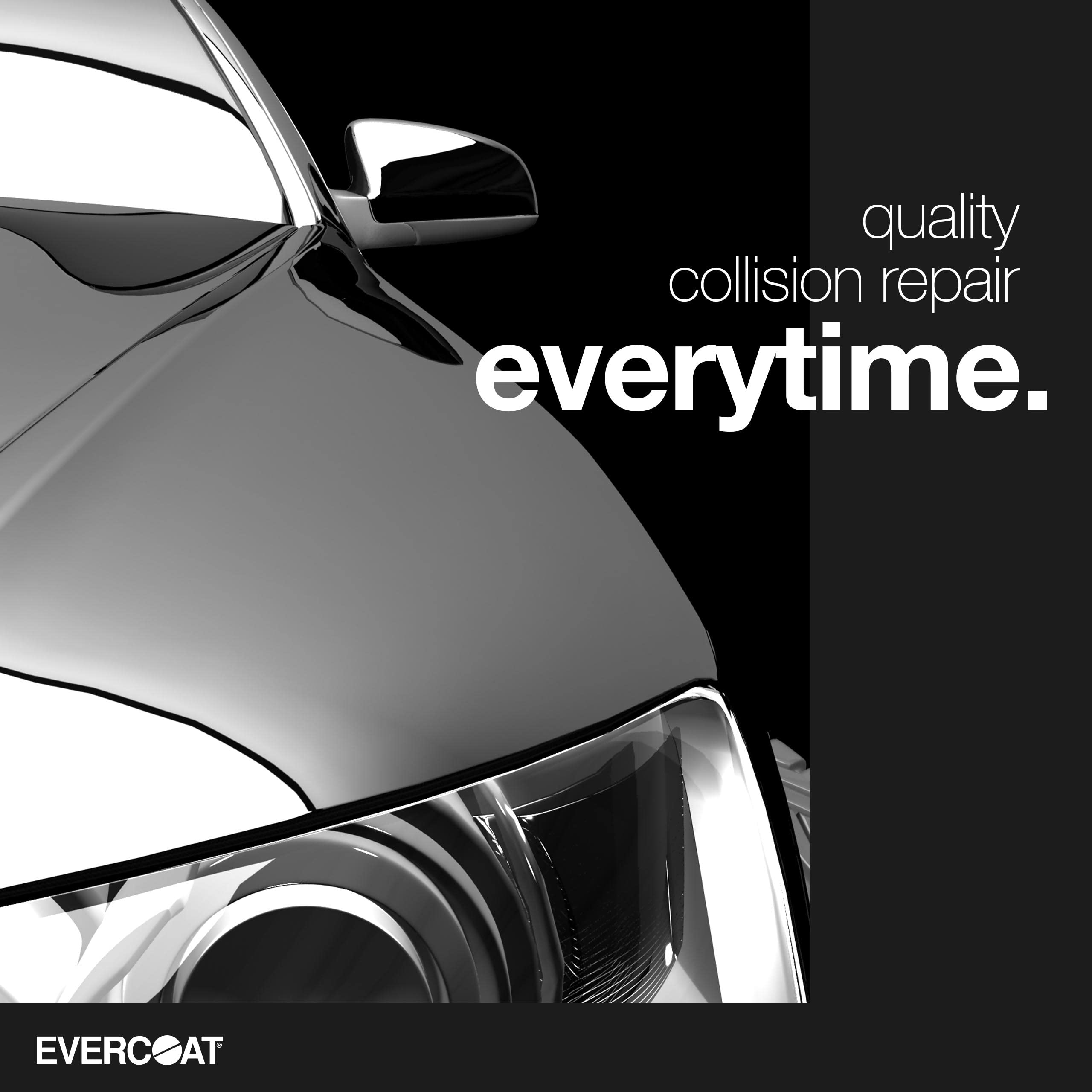 Evercoat used in a workshop setting showing fast dry-to-sand benefit