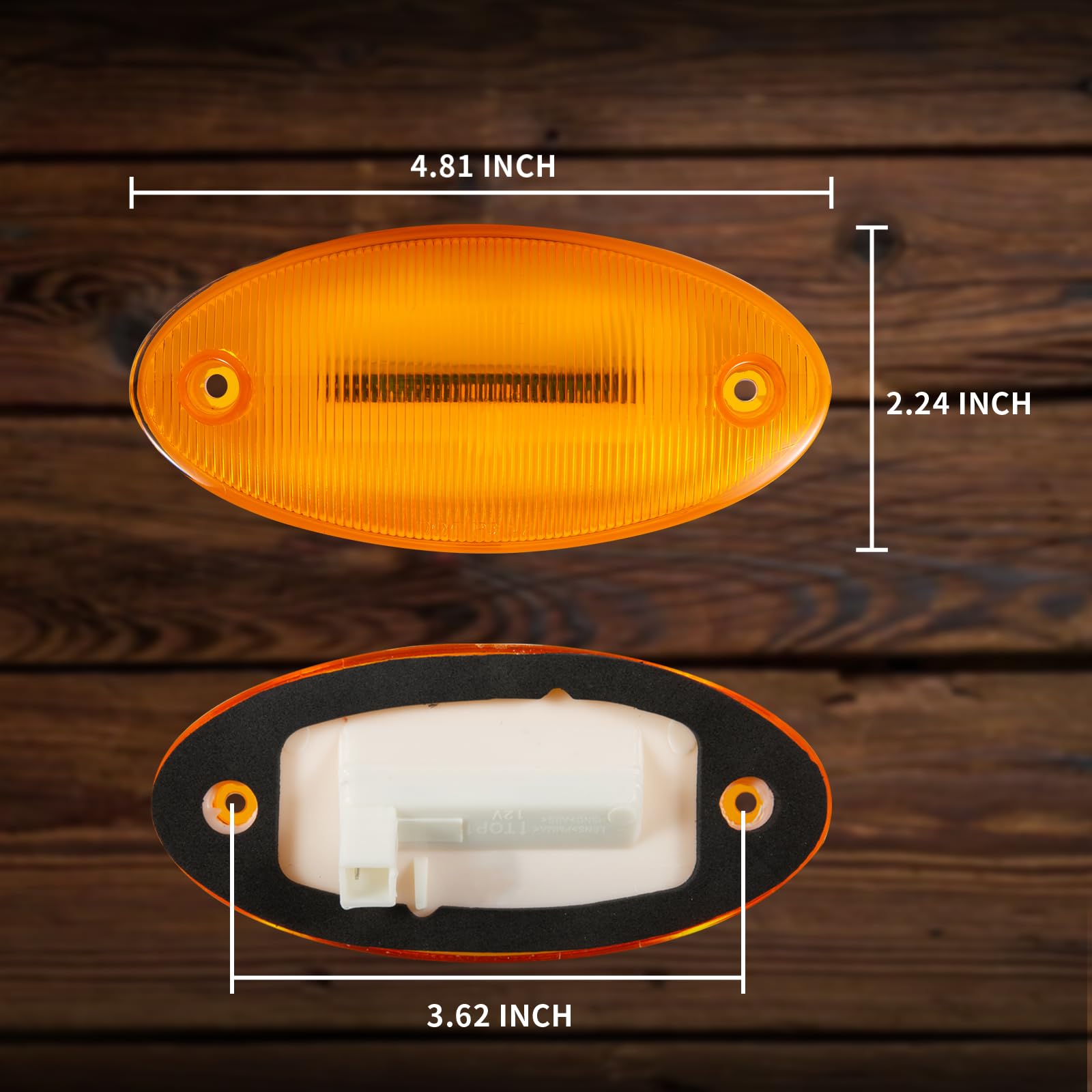 EVERESTHD comparison showing aftermarket light next to factory lamp for upgrade clarity