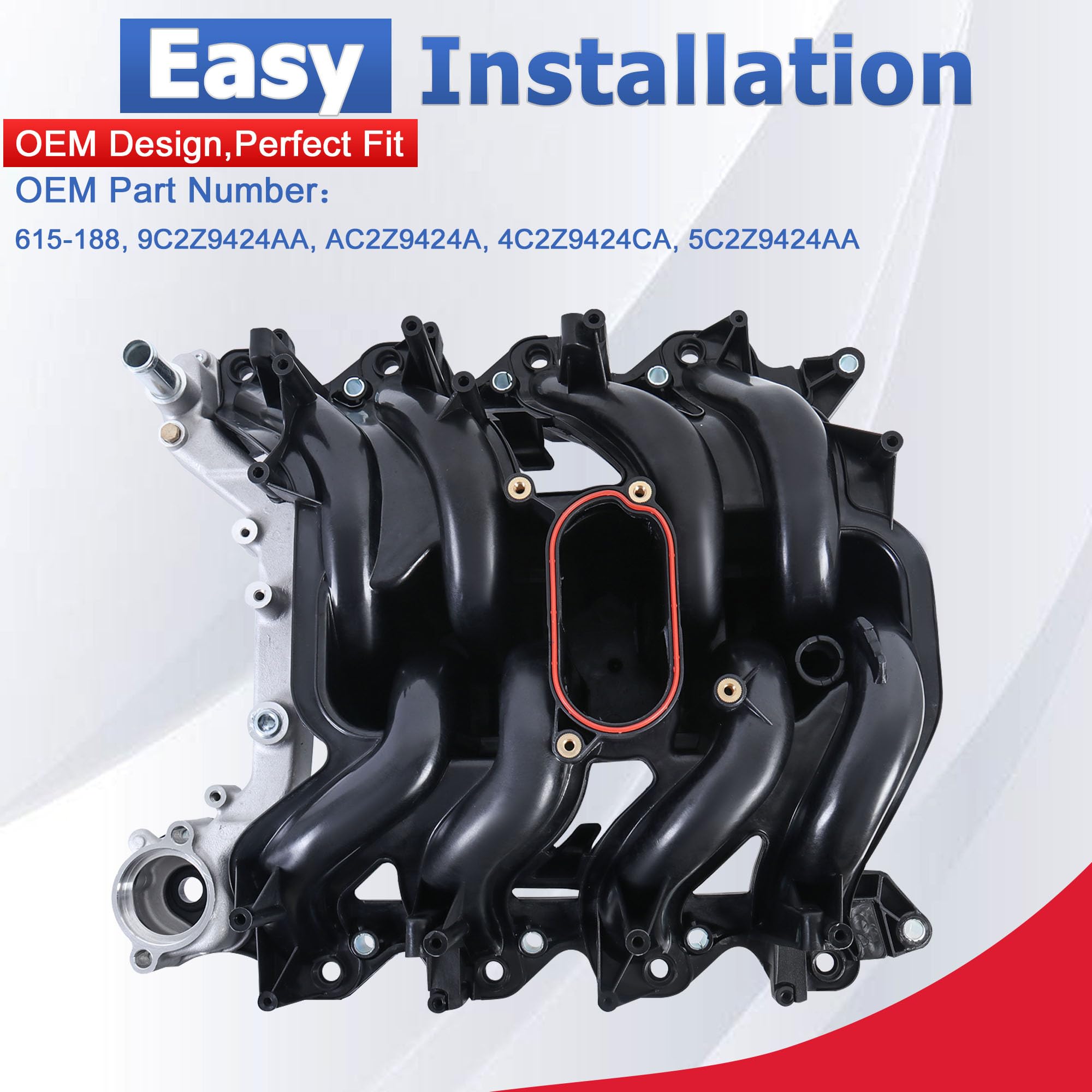EVERESTWAY manifold installed on engine — restores proper airflow and fit