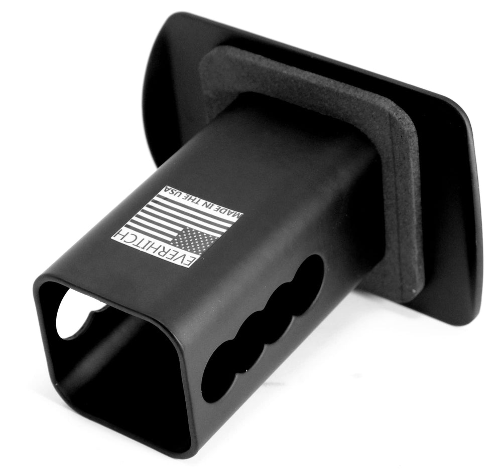 eVerHITCH close-up of black powder coat texture providing corrosion resistance